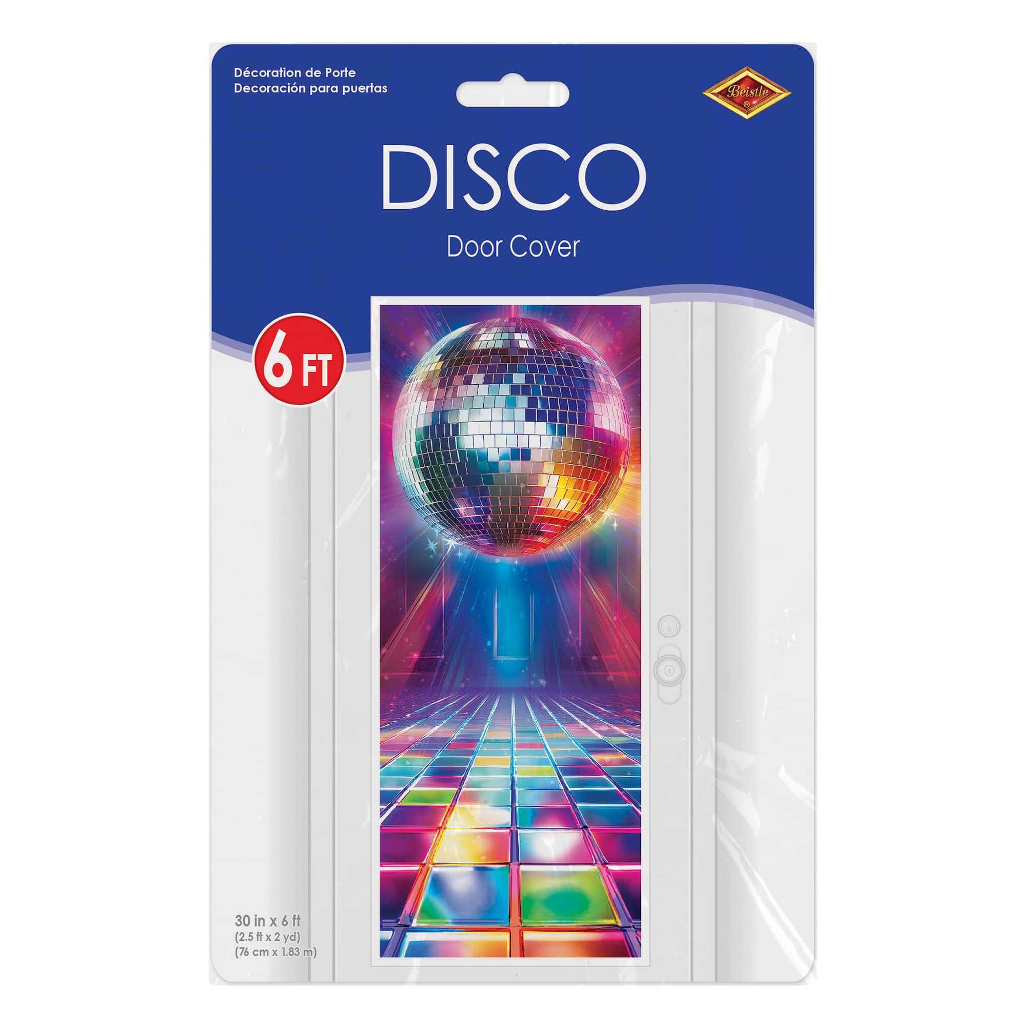 Beistle 30" x 6ft. Disco Door Covers, 2ct.